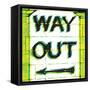 Way Out, London-Tosh-Framed Stretched Canvas