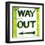 Way Out, London-Tosh-Framed Art Print