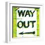 Way Out, London-Tosh-Framed Art Print