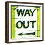 Way Out, London-Tosh-Framed Art Print