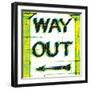 Way Out, London-Tosh-Framed Art Print