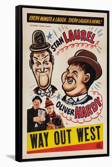 Way Out West, 1937-null-Framed Stretched Canvas