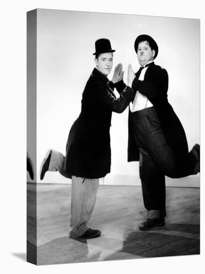 Way Out West, Stan Laurel, Oliver Hardy, 1937-null-Stretched Canvas