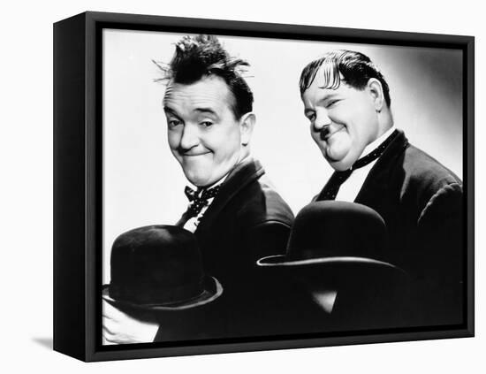 Way Out West, Stan Laurel, Oliver Hardy, 1937-null-Framed Stretched Canvas