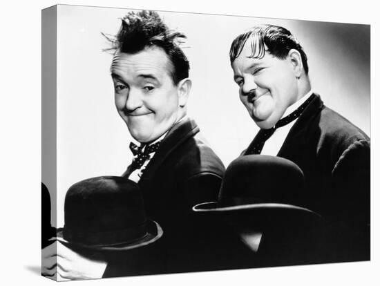 Way Out West, Stan Laurel, Oliver Hardy, 1937-null-Stretched Canvas