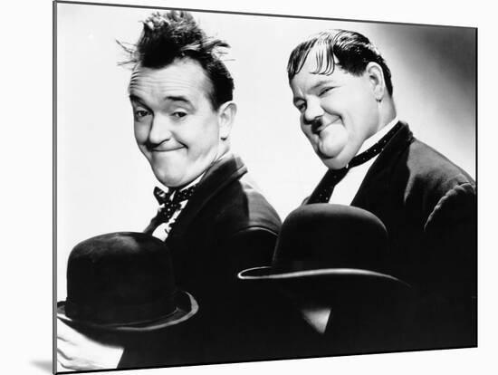 Way Out West, Stan Laurel, Oliver Hardy, 1937-null-Mounted Photo