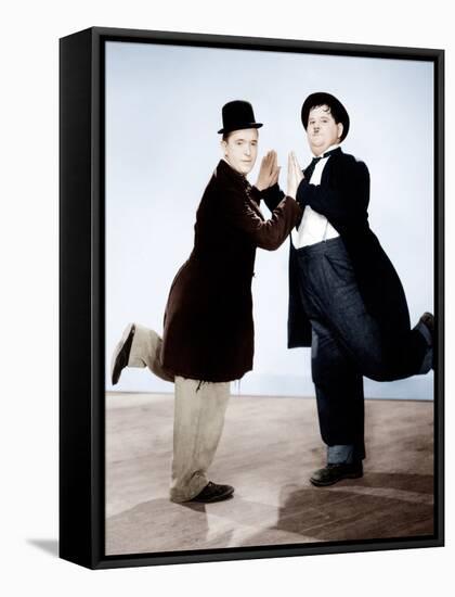 Way Out West, Stan Laurel, Oliver Hardy, 1937-null-Framed Stretched Canvas