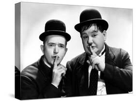 Way Out West, Stan Laurel, Oliver Hardy, 1937-null-Stretched Canvas