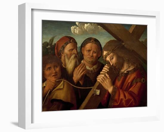 Way to Calvary, 1535-Marco Palmezzano-Framed Giclee Print