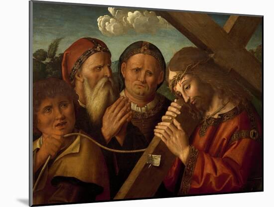 Way to Calvary, 1535-Marco Palmezzano-Mounted Giclee Print