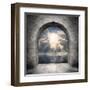 Way To New World. New Life Concept - Light Over Water-Kletr-Framed Art Print