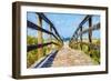 Way to the Beach II - In the Style of Oil Painting-Philippe Hugonnard-Framed Giclee Print