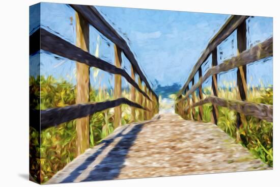 Way to the Beach II - In the Style of Oil Painting-Philippe Hugonnard-Stretched Canvas