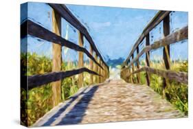 Way to the Beach II - In the Style of Oil Painting-Philippe Hugonnard-Stretched Canvas