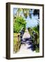 Way to the Beach - In the Style of Oil Painting-Philippe Hugonnard-Framed Giclee Print