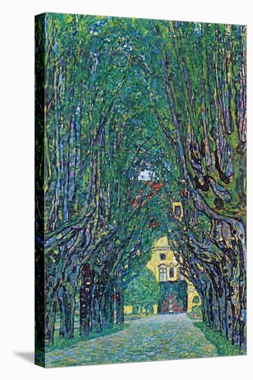 Way To The Park-Gustav Klimt-Stretched Canvas