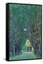 Way To The Park-Gustav Klimt-Framed Stretched Canvas