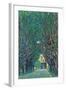 Way To The Park-Gustav Klimt-Framed Premium Giclee Print