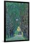 Way To The Park-Gustav Klimt-Framed Art Print