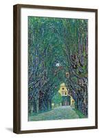 Way To The Park-Gustav Klimt-Framed Art Print