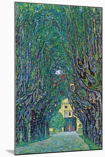 Way To The Park-Gustav Klimt-Mounted Art Print