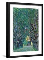 Way To The Park-Gustav Klimt-Framed Art Print