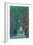 Way To The Park-Gustav Klimt-Framed Art Print