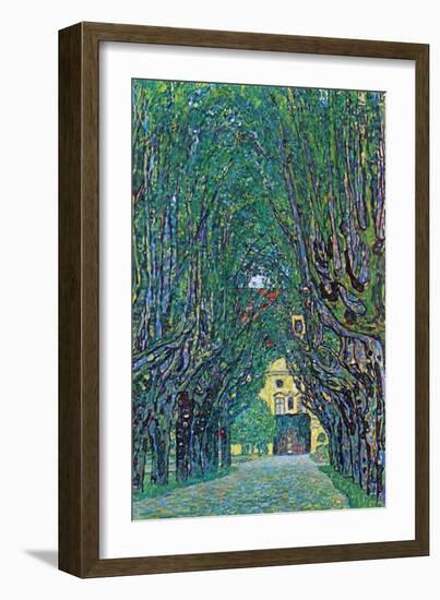 Way to the Park-Gustav Klimt-Framed Art Print