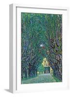 Way to the Park-Gustav Klimt-Framed Art Print