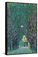 Way to the Park-Gustav Klimt-Framed Stretched Canvas