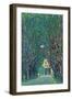 Way to the Park-Gustav Klimt-Framed Art Print