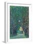 Way to the Park-Gustav Klimt-Framed Art Print