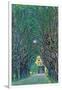 Way to the Park-Gustav Klimt-Framed Art Print