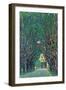 Way To The Park-Gustav Klimt-Framed Art Print