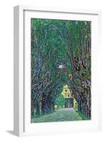 Way To The Park-Gustav Klimt-Framed Art Print