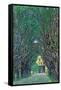 Way To The Park-Gustav Klimt-Framed Stretched Canvas