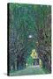 Way To The Park-Gustav Klimt-Stretched Canvas
