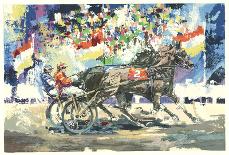 Man on Horseback-Wayland Moore-Serigraph