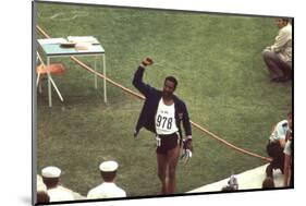 Wayne Collett after Winning Men's 400-Meter Race at 1972 Summer Olympic Games in Munich, Germany-John Dominis-Mounted Photographic Print