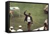 Wayne Collett after Winning Men's 400-Meter Race at 1972 Summer Olympic Games in Munich, Germany-John Dominis-Framed Stretched Canvas