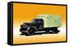 Wayne Dairy Truck-null-Framed Stretched Canvas