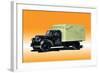 Wayne Dairy Truck-null-Framed Art Print