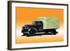 Wayne Dairy Truck-null-Framed Art Print
