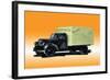 Wayne Dairy Truck-null-Framed Art Print