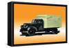 Wayne Dairy Truck-null-Framed Stretched Canvas