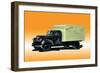 Wayne Dairy Truck-null-Framed Art Print