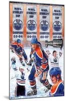 Wayne Gretzky - Banners-Trends International-Mounted Poster