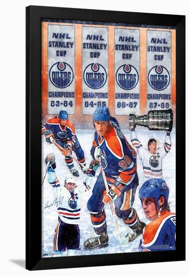 Wayne Gretzky - Banners-Trends International-Framed Poster