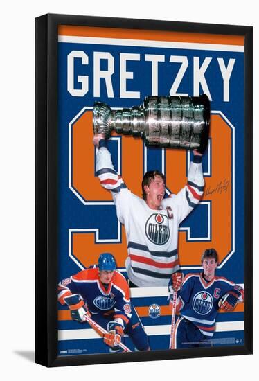 Wayne Gretzky - Jersey-Trends International-Framed Poster