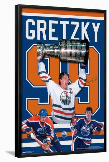 Wayne Gretzky - Jersey-Trends International-Framed Poster
